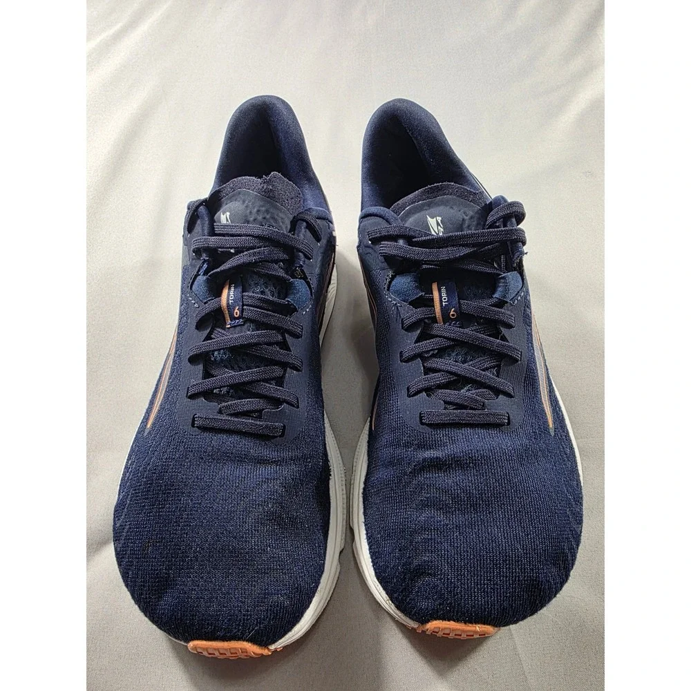 Altra Torin 6 Running Shoes Women 8 Navy Blue Orange Comfort Sneakers